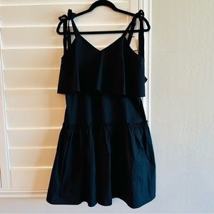 ENGLISH FACTORY Women Little Black Dress, Cotton Fabric, size Medium, NWT